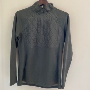 Dark green half zip pull over by Avia  women’s size Med.